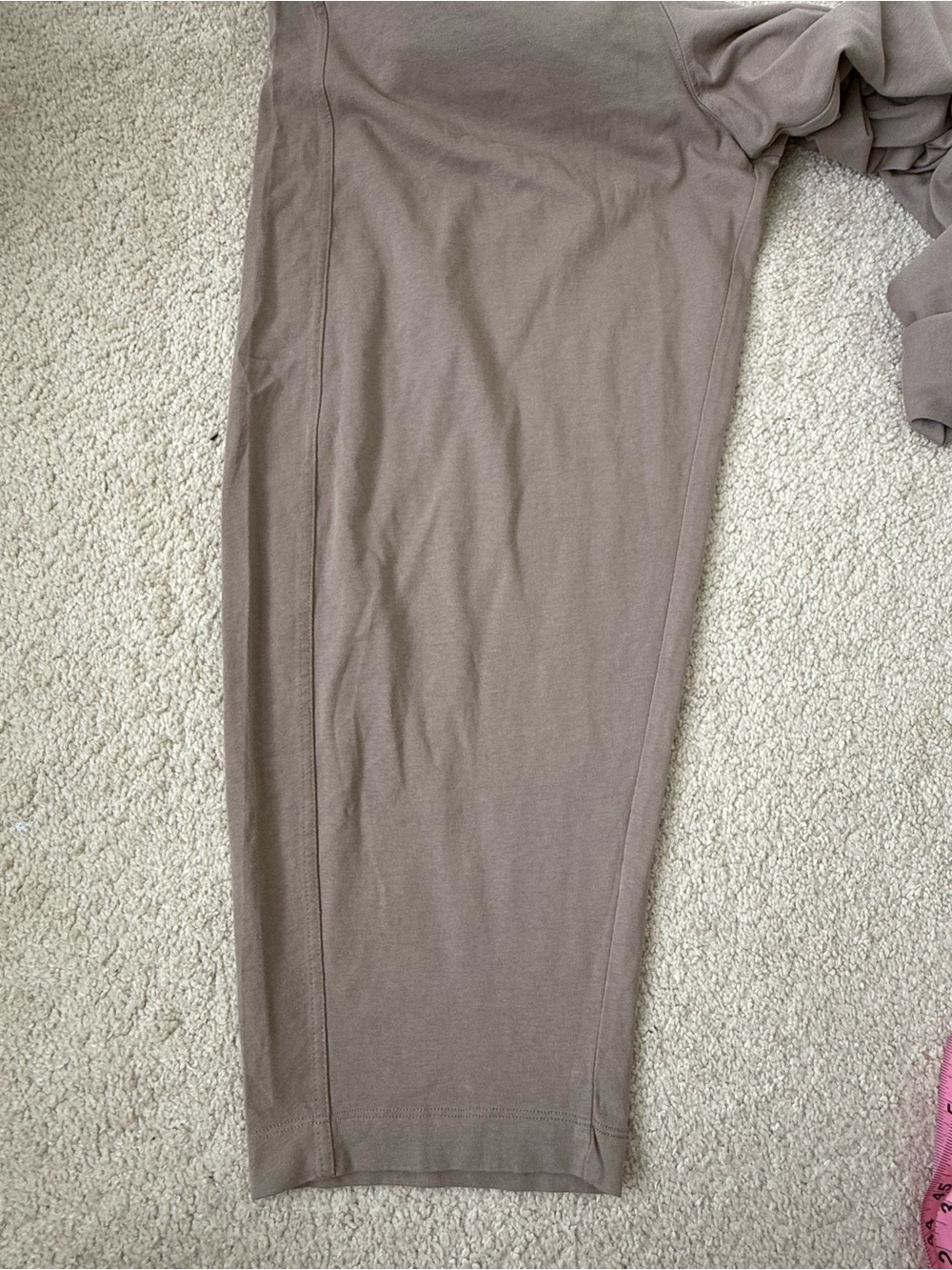 Zara Womens Drawstring Relaxed Barrel Pants in Taupe Brown - Picture 10 of 11